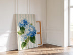 Hydrangea Printable Wall Art, Blue Floral Digital Download for Home Decor