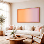 Peach Mauve Horizon