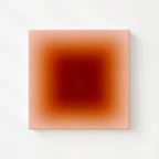 Orange Gradient Abstract Wall Art