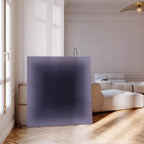 Deep Navy Purple Gradient Wall Art