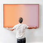 Peach Mauve Horizon