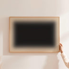Deep Green Beige Horizontal Canvas Wall Art