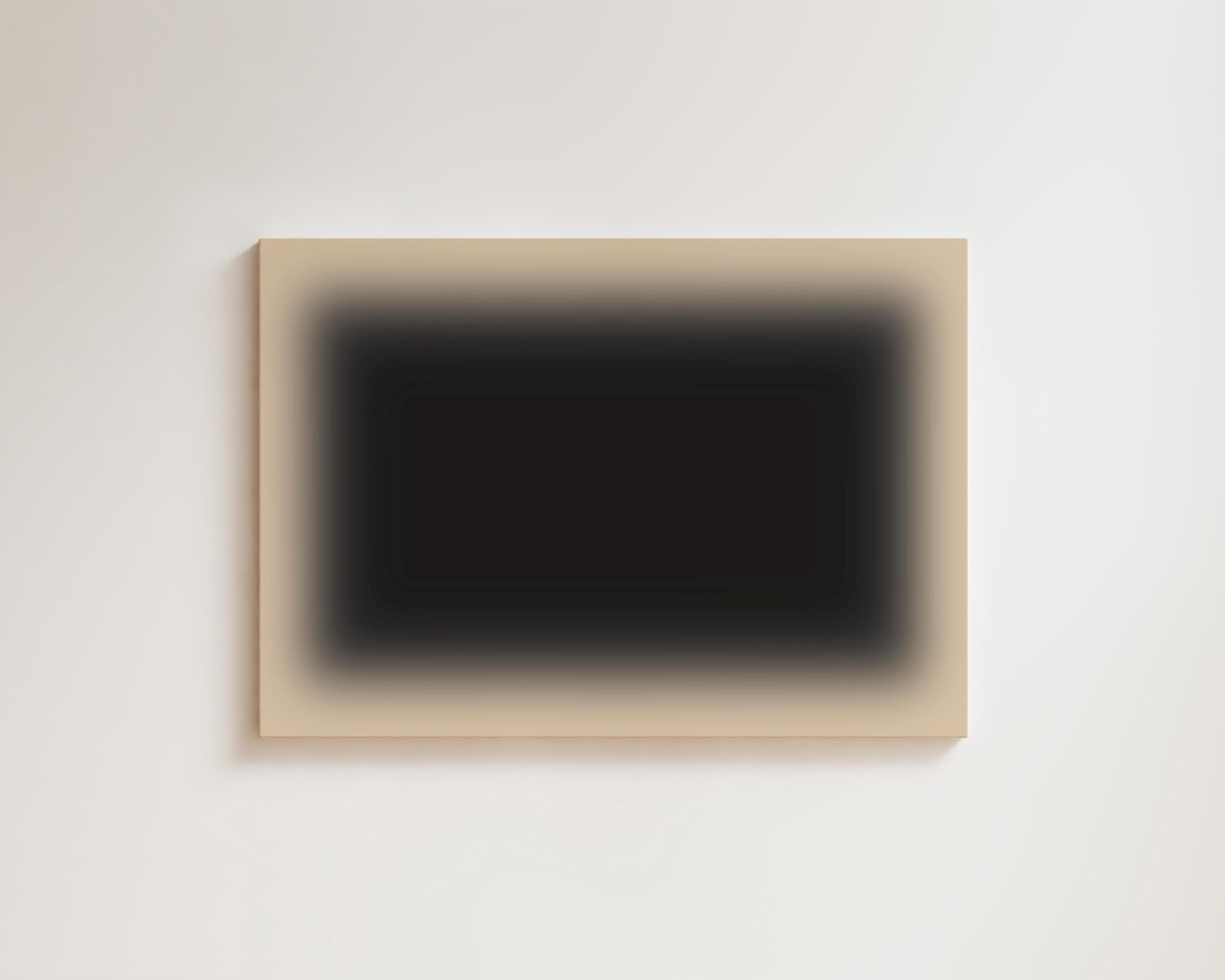 Deep Green Beige Horizontal Canvas Wall Art