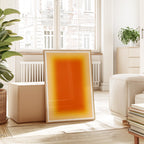 Abstract painting print, Orange Wall Art, digital download, Printable Art, Minimal Art