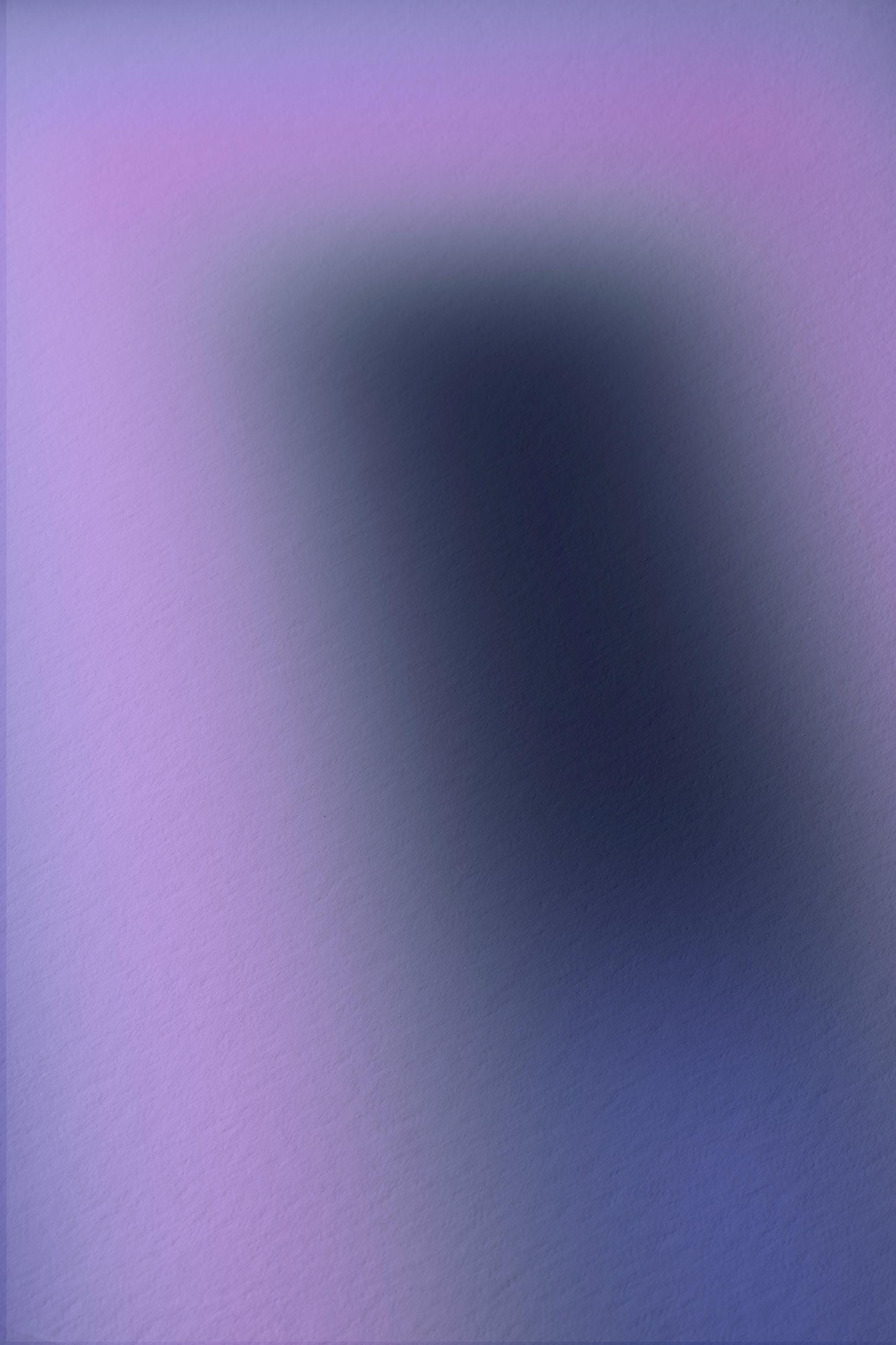Purple Gradient Art Print, Lavender Blue Abstract Poster, Modern Wall Decor