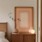 Beige Gradient Abstract Wall Art, Minimalist Ombre Wall Art