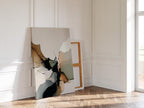 Neutral Abstract Art Print, Earth Tone Alcohol Ink Poster, Modern Decor