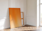 Orange Gradient Art Print, Minimal Abstract Poster, Warm Modern Wall Decor