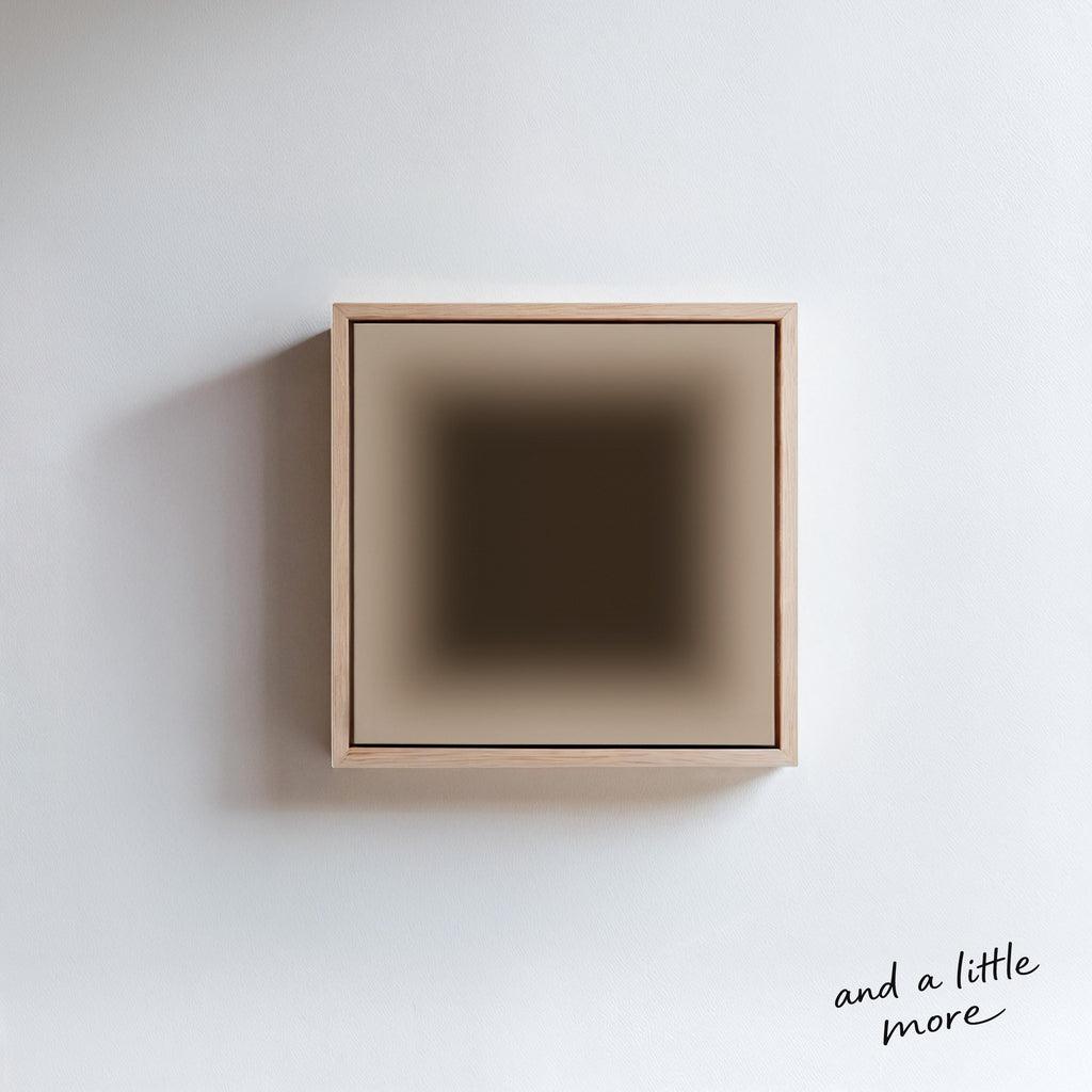 Neutral Taupe Gradient Wall Art