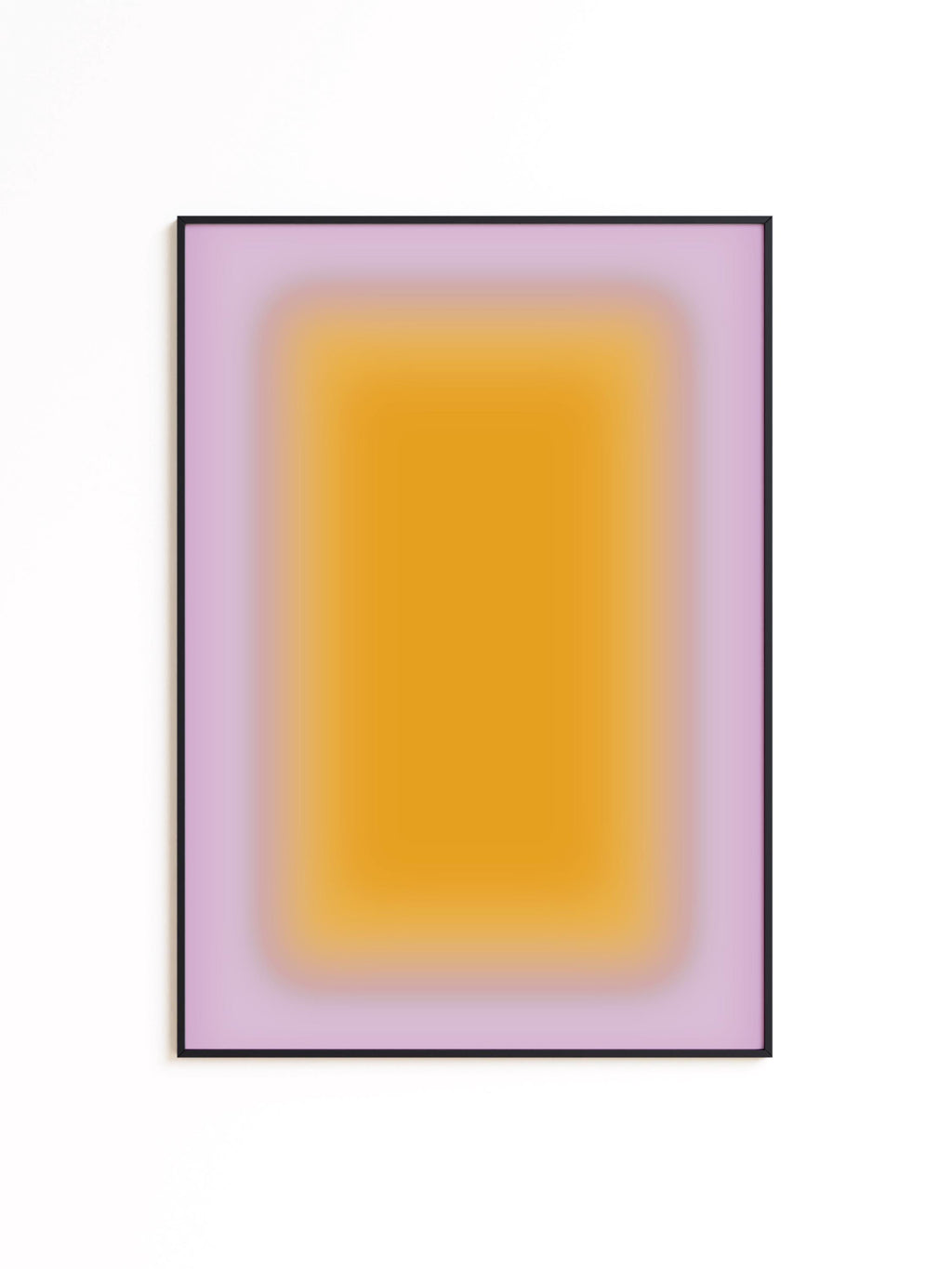 Yellow Gradient Wall Art Print, Minimalist Ombre Poster, Warm Abstract Printable