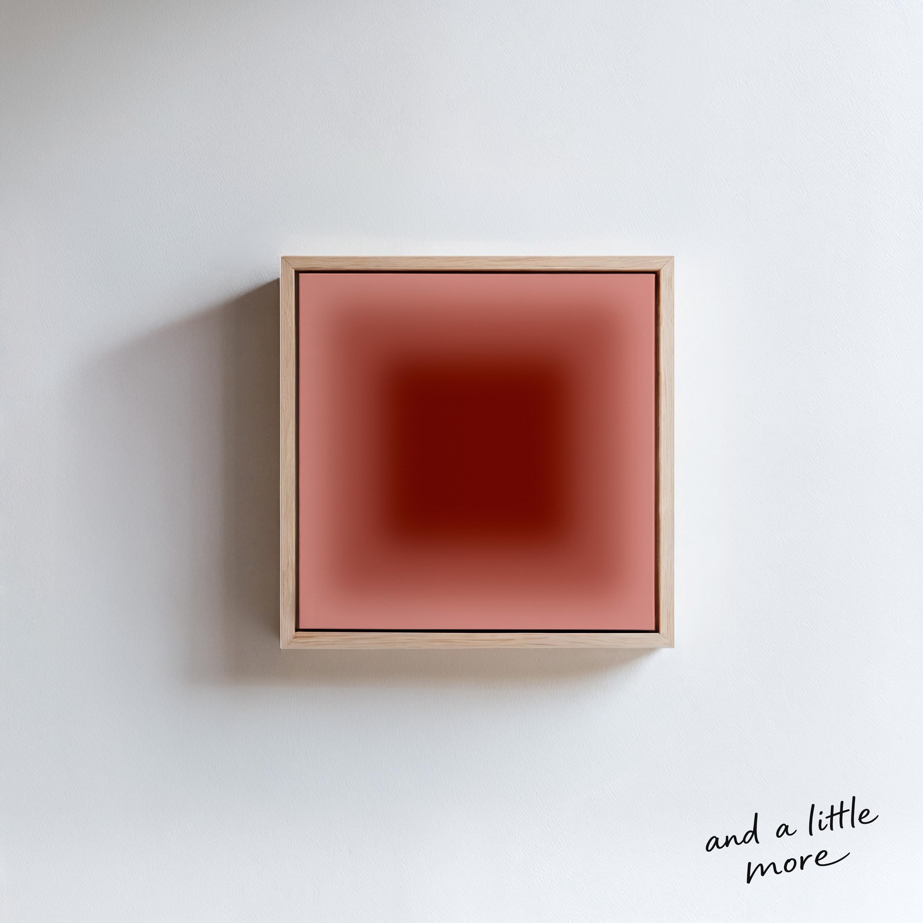 Terracotta Wall Art Print, Rust Red Gradient Poster, Warm Minimalist Decor