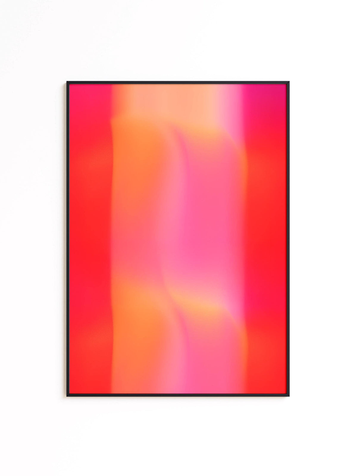 Red Pink Abstract Wall Art, Bold Gradient Print, Contemporary Color Field Art, Statement Modern Wall Decor, Vibrant Abstract Artwork