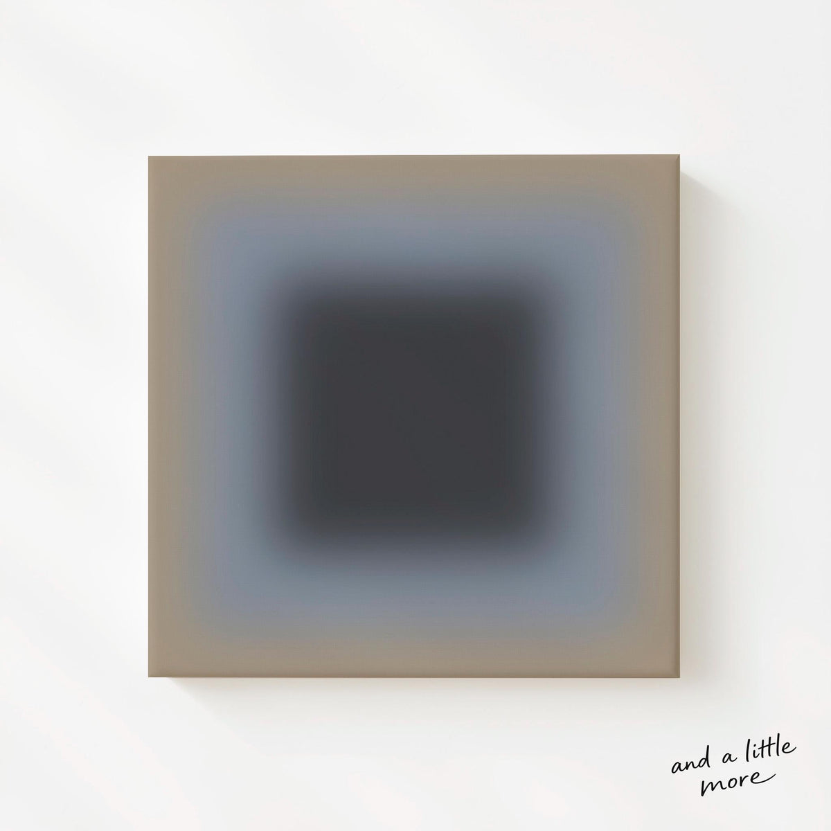Neutral Gray Wall Art, Stone Moss Gradient Print, Minimalist Framed Wall Art, Canvas Print, Earthy Art