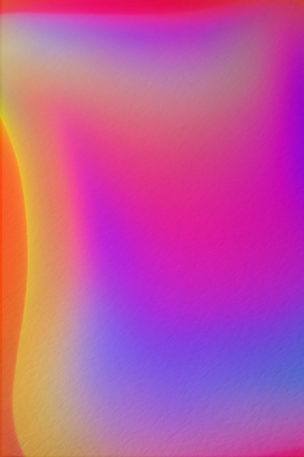 Pink Orange Aura Print, Neon Gradient Wall Art, Lilac Glow Abstract Decor