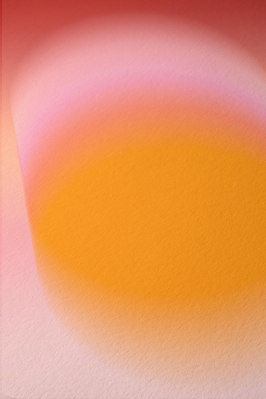 Orange Gradient Art Print, Pink Aura Poster, Modern Wall Decor