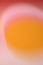 Orange Gradient Art Print, Pink Aura Poster, Modern Wall Decor