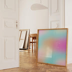 Motivational Quote Print, Pastel Gradient Wall Art