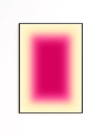 Pink Gradient Abstract Art Print, Warm Minimal Ombre Poster (Digital Download)