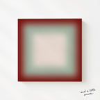 A square canvas with a gradient background transitioning from red to green.