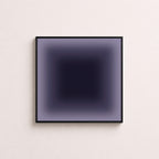 Deep Navy Purple Gradient Wall Art