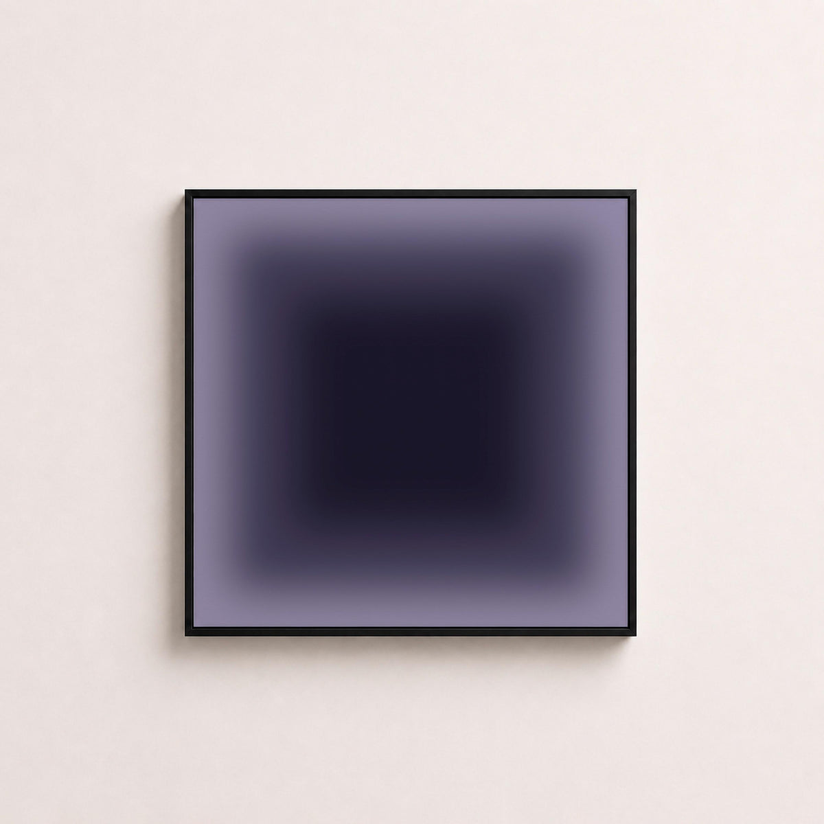 Deep Navy Purple Gradient Wall Art