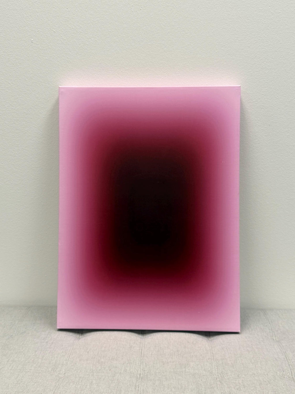 Burgundy Gradient Wall Art, Plum Mauve Abstract Canvas Print, Wine Glow Modern Minimal Decor