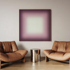 Purple Framed Wall Art, Dark Violet Gradient Print, Moody Lavender Canvas Print, Fall Art