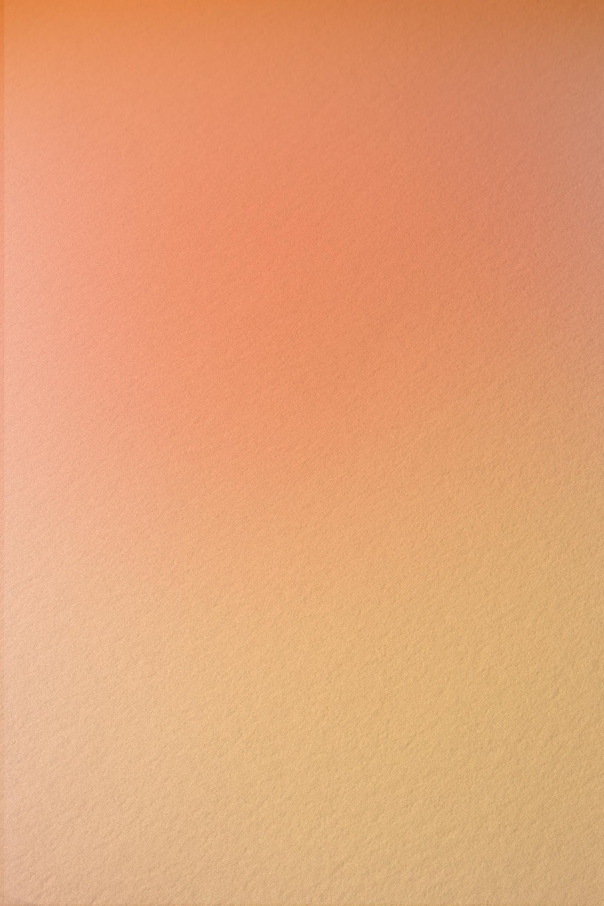 Peach Wall Art Print, Soft Orange Gradient, Minimal Abstract Decor
