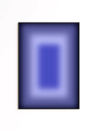 Blue Abstraact Wall Art, Minimalist Ombre Poster, Modern Abstract Wall Decor, Bathroom wall decor