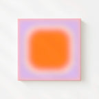 Orange Pink Sunset Gradient Print