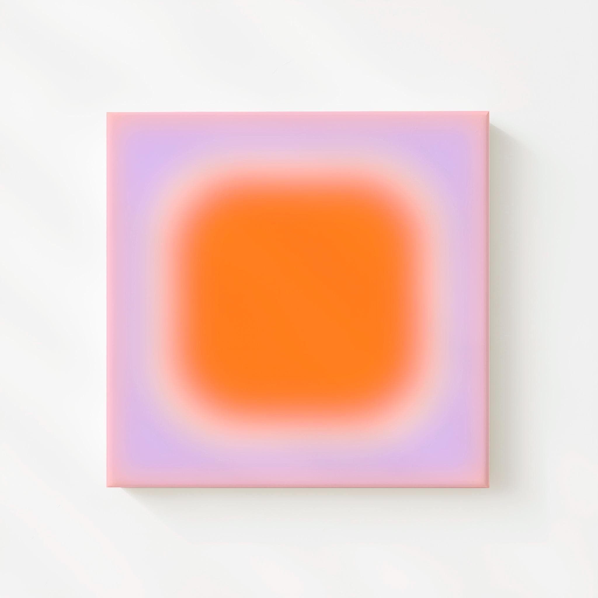Orange Pink Sunset Gradient Print