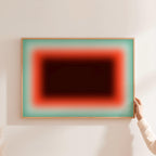 Coral Mint Canvas Wall Art