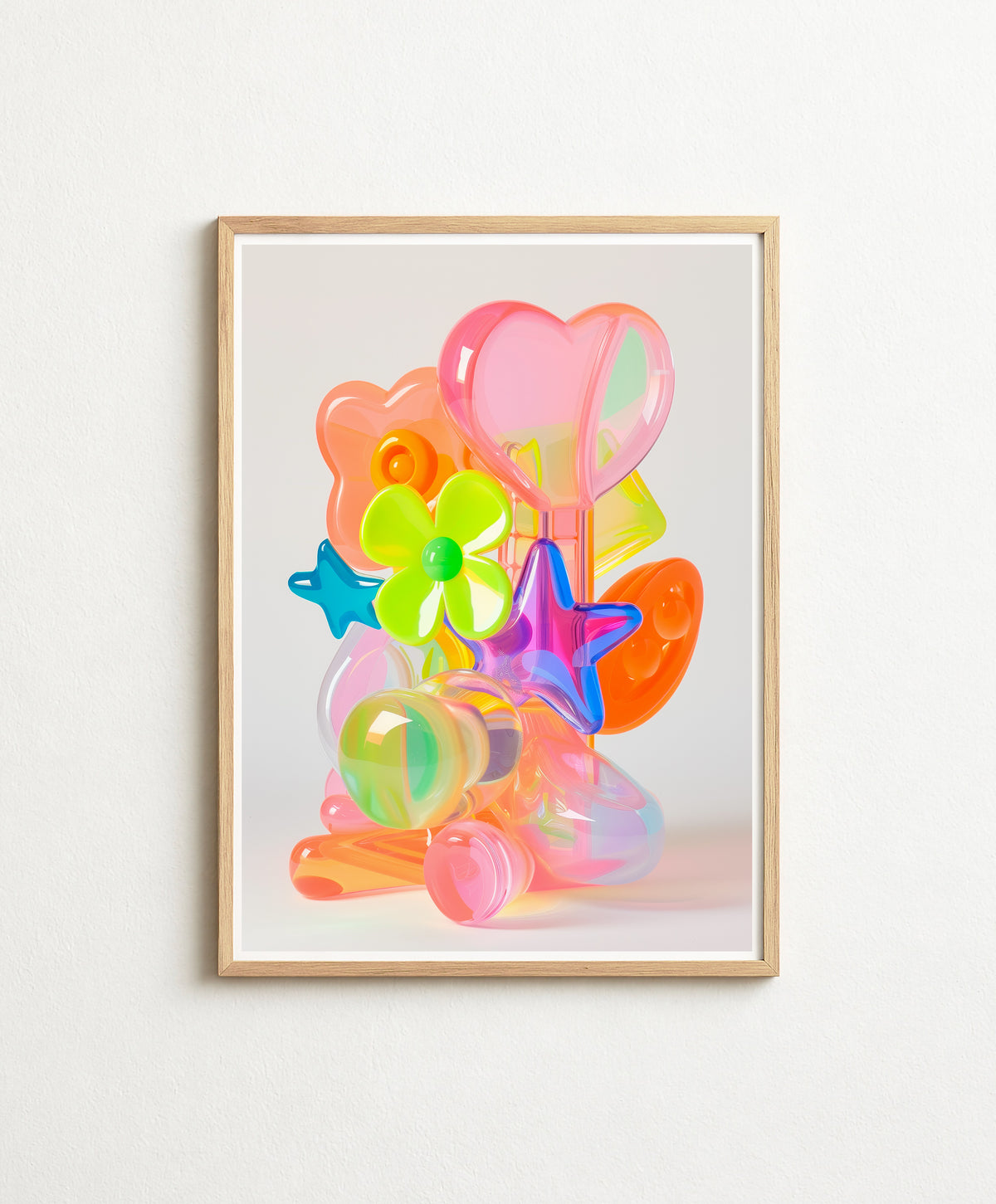 3D Vibrant Balloons