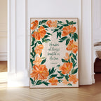 Ecclesiastes 3 11 Wall Art Print, Christian Floral Poster, Bible Verse Decor