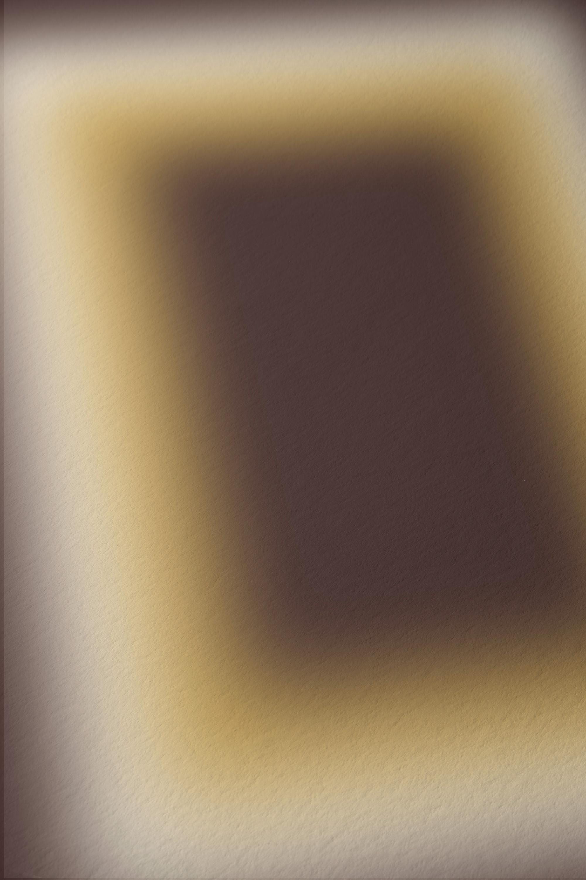 Brown Wall Art Print, Chocolate Cream Gradient, Minimal Abstract Decor