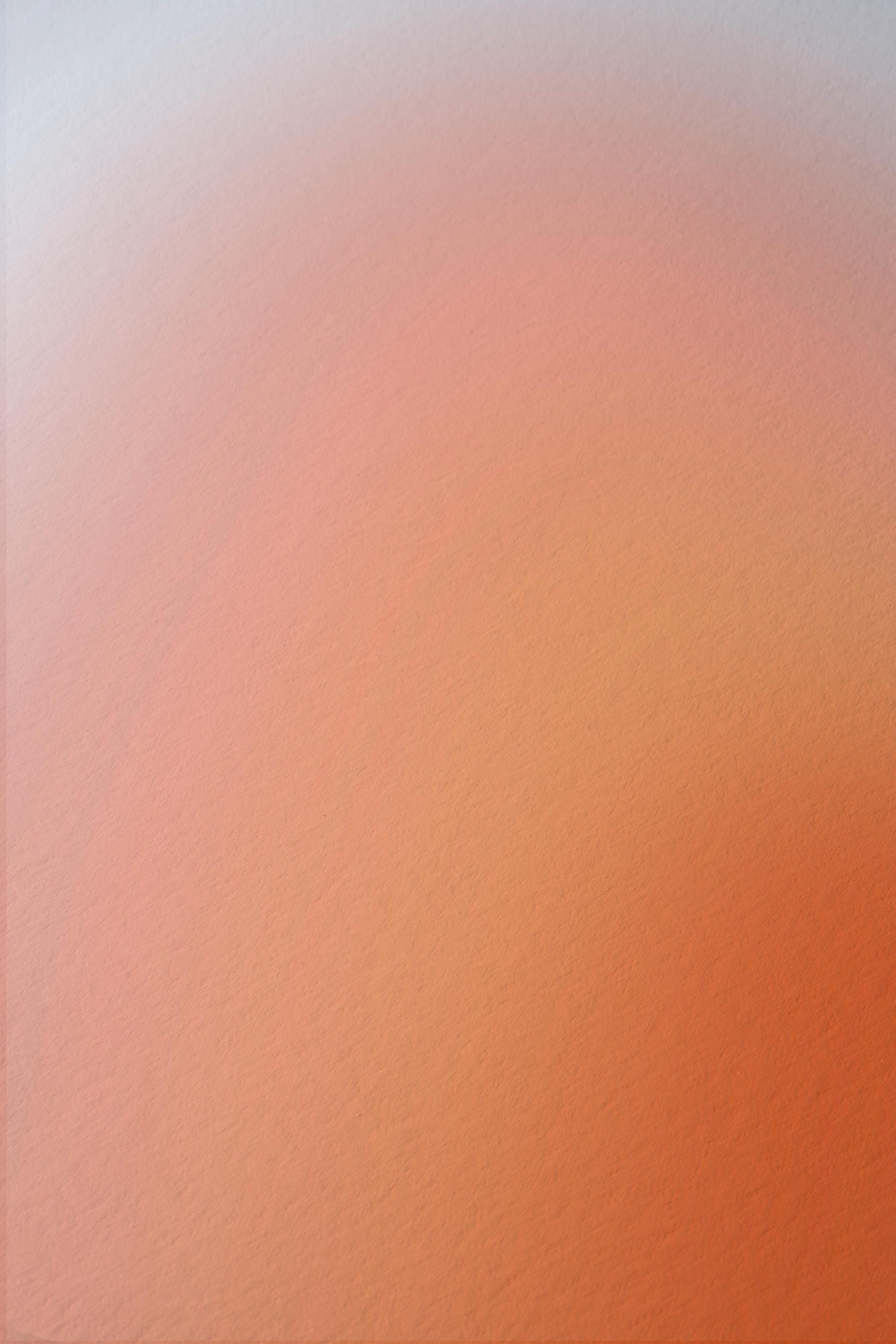 Lilac Peach Sunset Gradient Wall Art, Aura Glow Poster, Dreamy Minimal Abstract Print