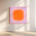Orange Pink Sunset Gradient Print
