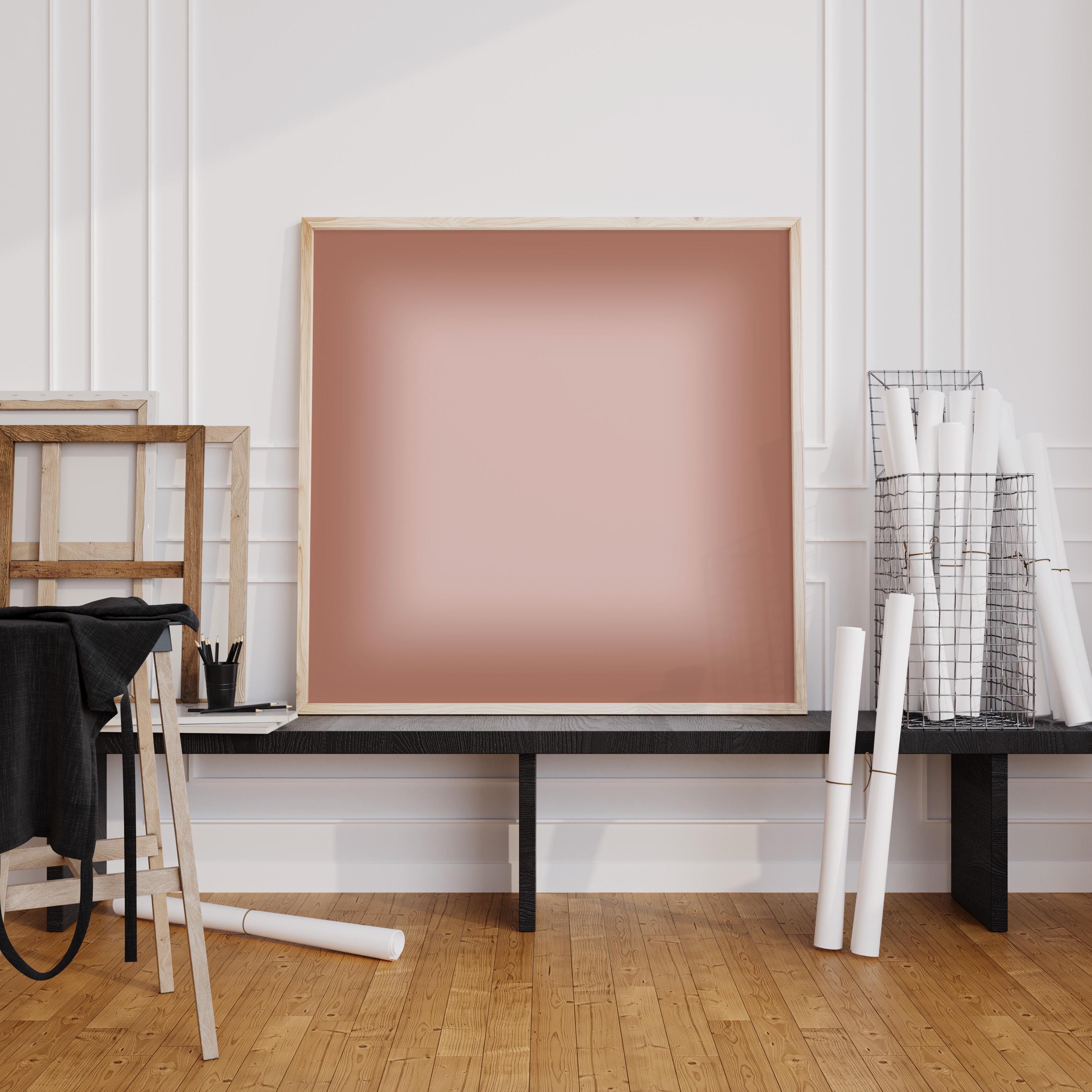 Neutral Abstract Art Print, Earth Tone Gradient Wall Art, Warm Minimal Decor