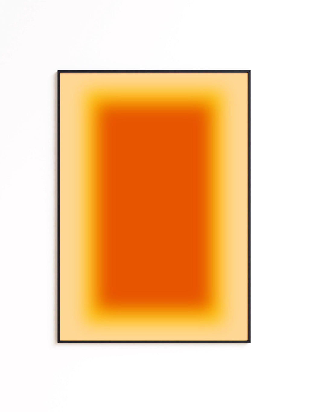Abstract painting print, Orange Wall Art, digital download, Printable Art, Minimal Art