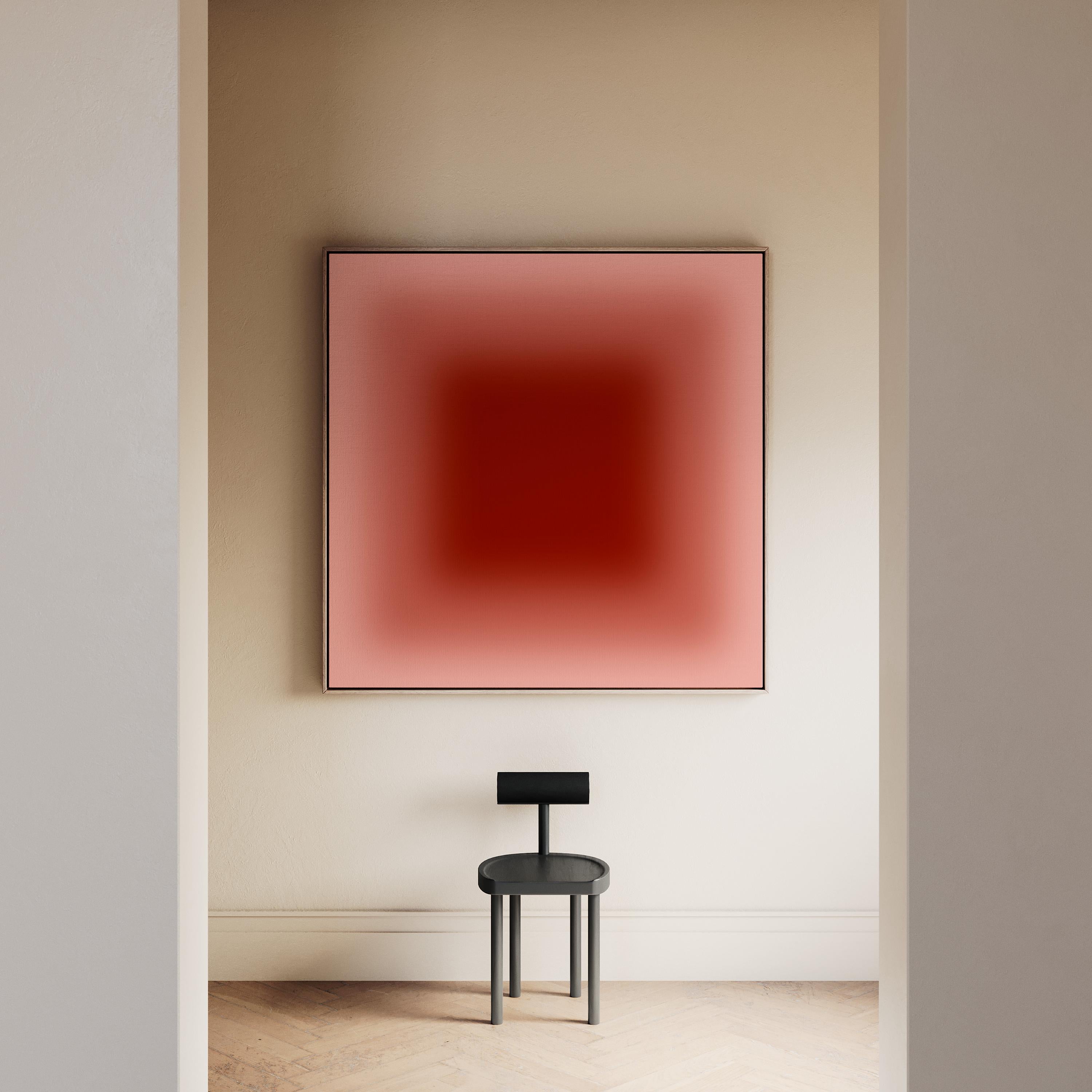 Terracotta Wall Art Print, Rust Red Gradient Poster, Warm Minimalist Decor