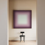 Purple Framed Wall Art, Dark Violet Gradient Print, Moody Lavender Canvas Print, Fall Art