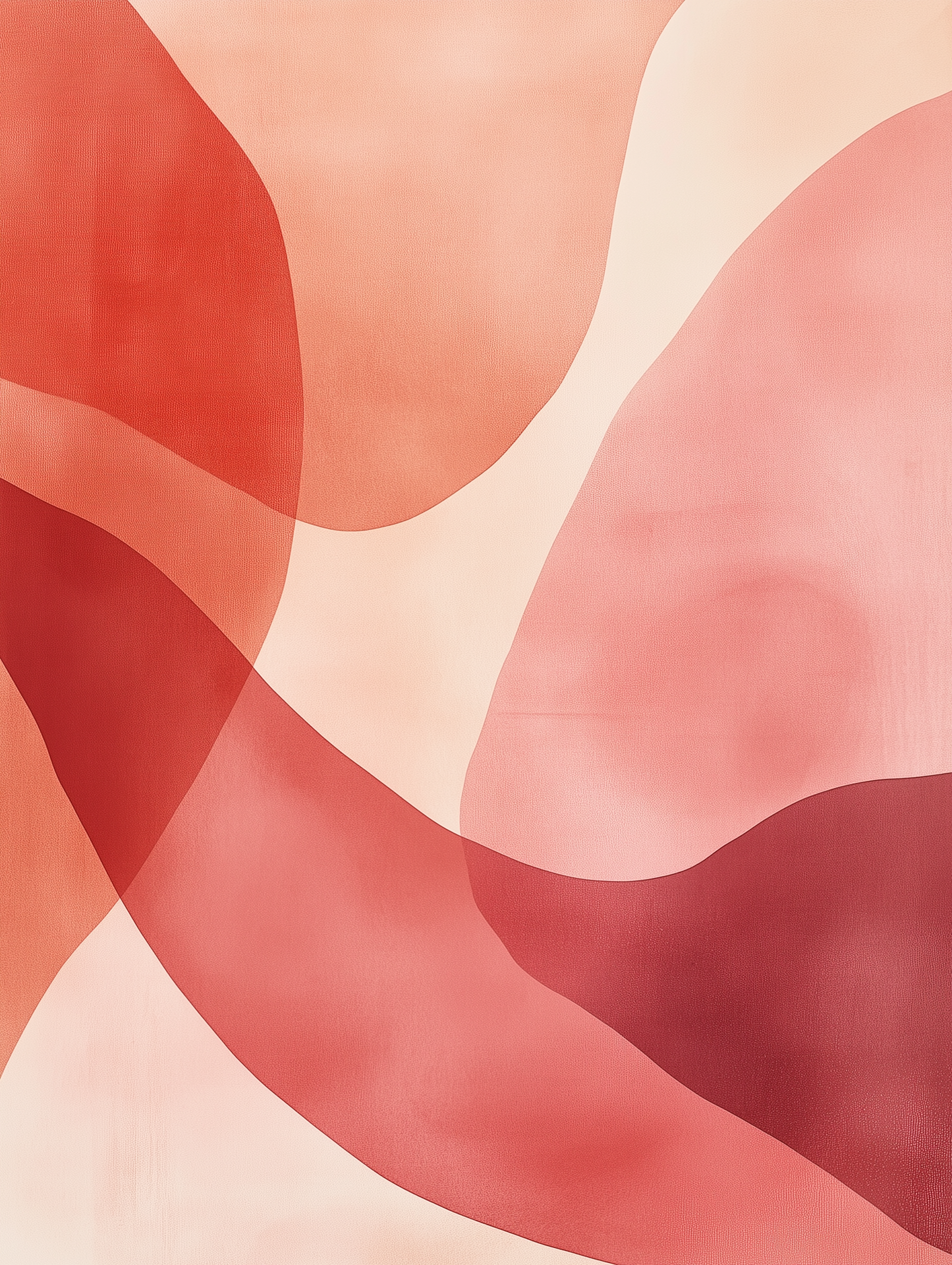 Veyora – Red Pink Gradient Abstract Framed Canvas Art