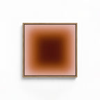 Abstract Art Print, Warm Brown Terracotta Gradient Wall Art, Burnt Orange Minimalist Print, Modern Neutral Decor