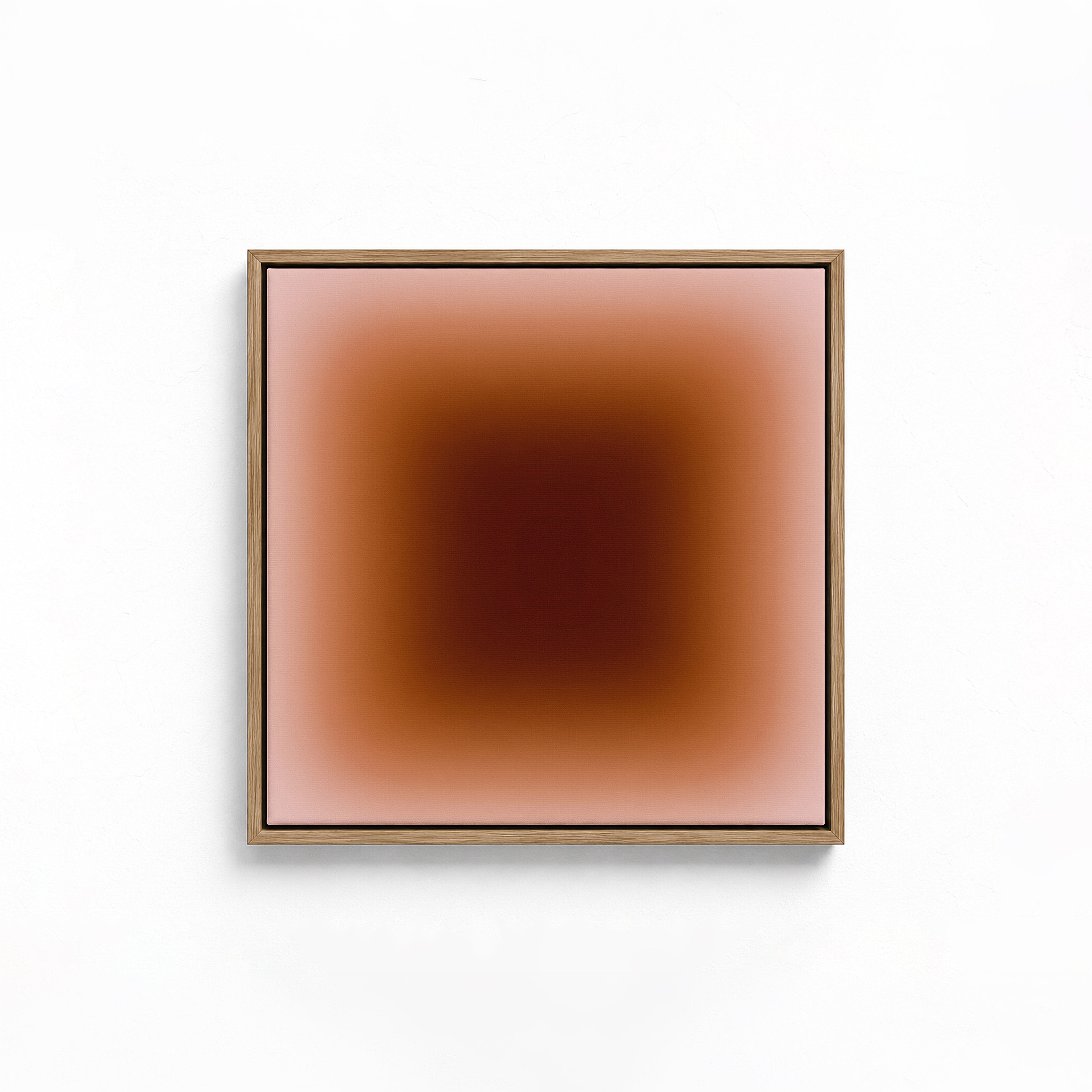 Abstract Art Print, Warm Brown Terracotta Gradient Wall Art, Burnt Orange Minimalist Print, Modern Neutral Decor