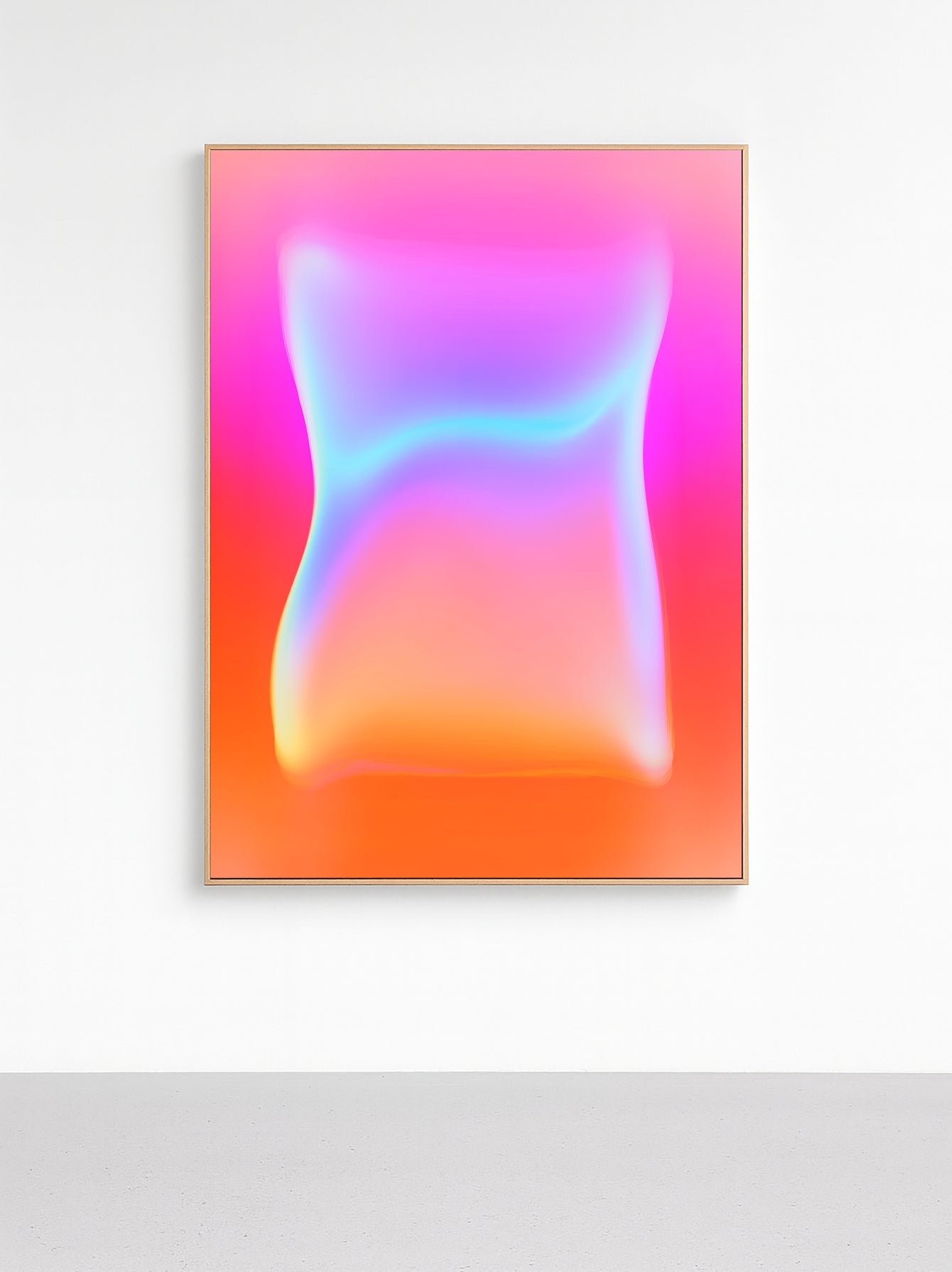 Radiant Flow (Framed Canvas)