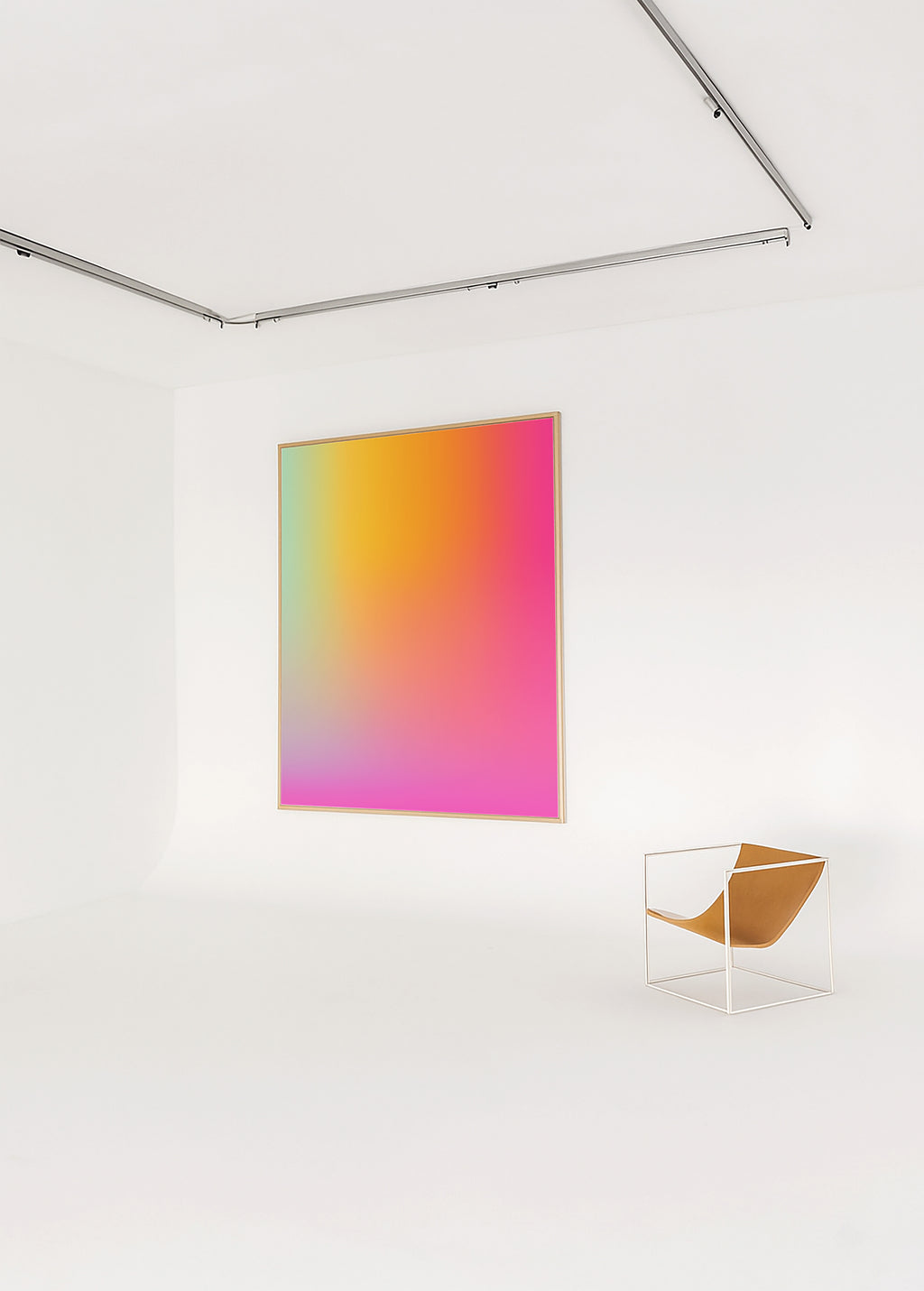 Sorbet Sunset Glow - Framed Canvas - And A Little More