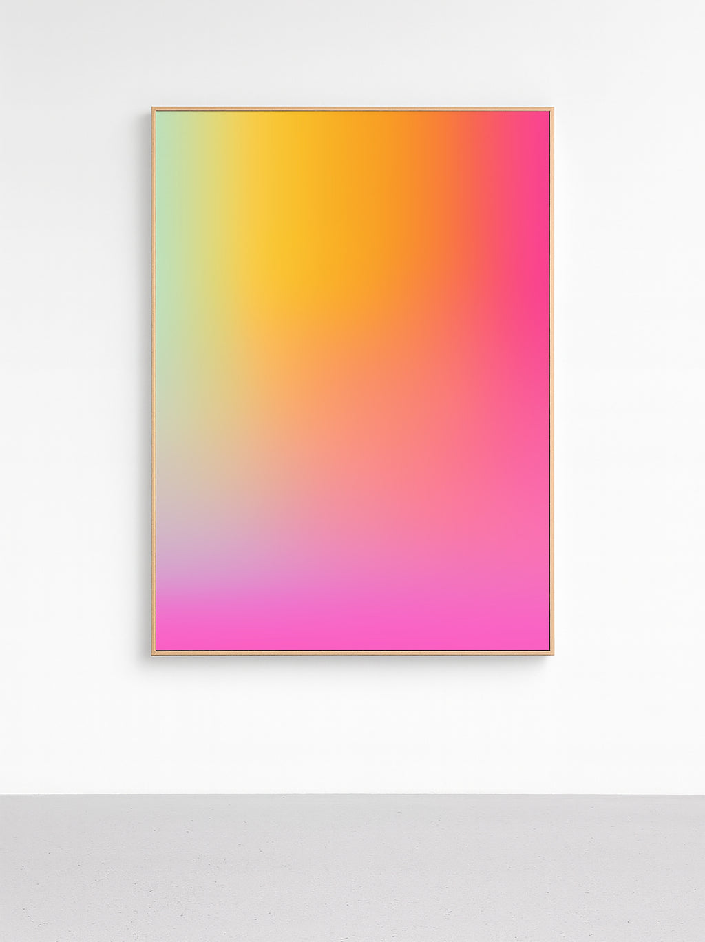 Sorbet Sunset Glow - Framed Canvas - And A Little More