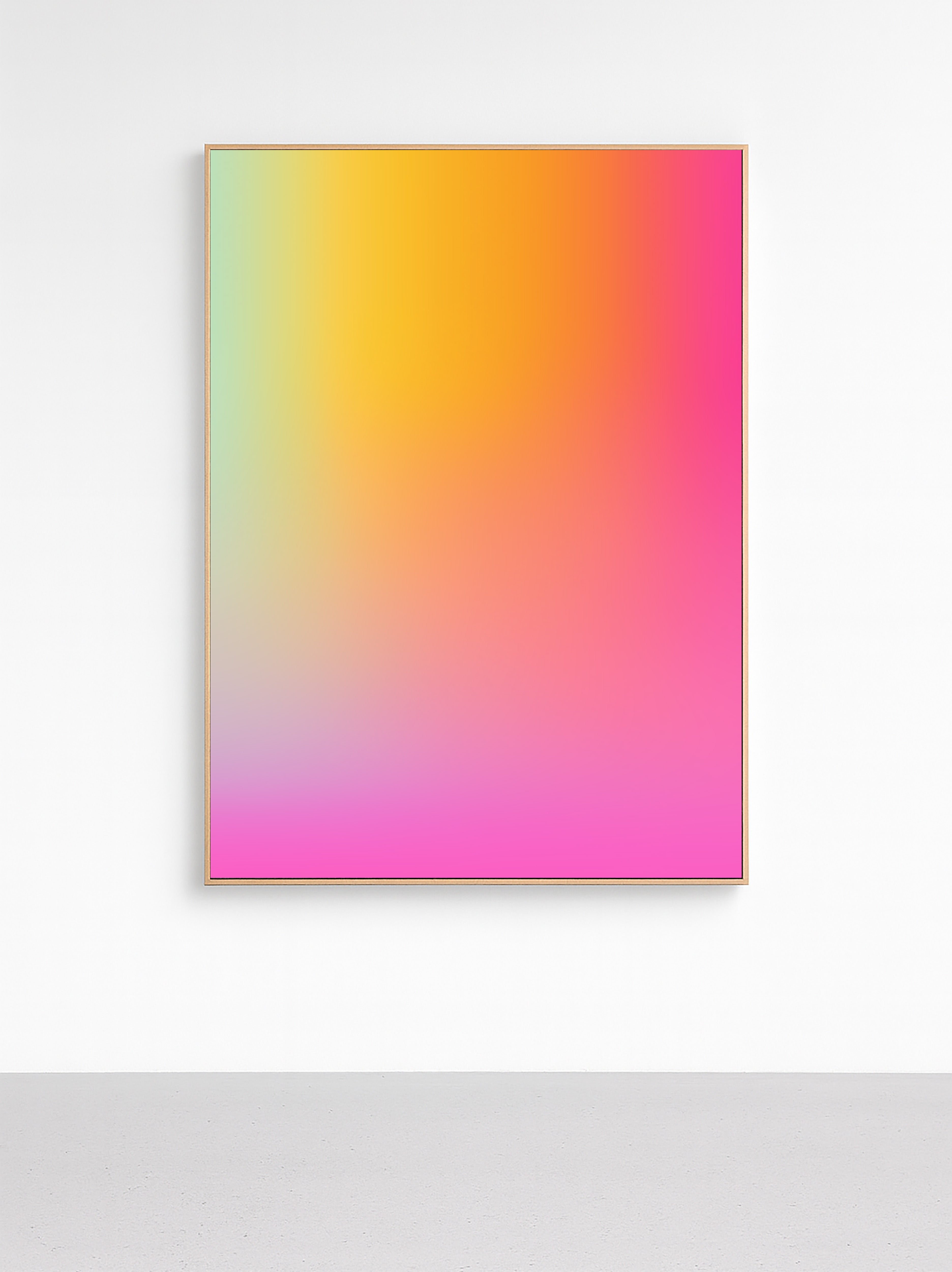 Sorbet Sunset Glow - Framed Canvas - And A Little More