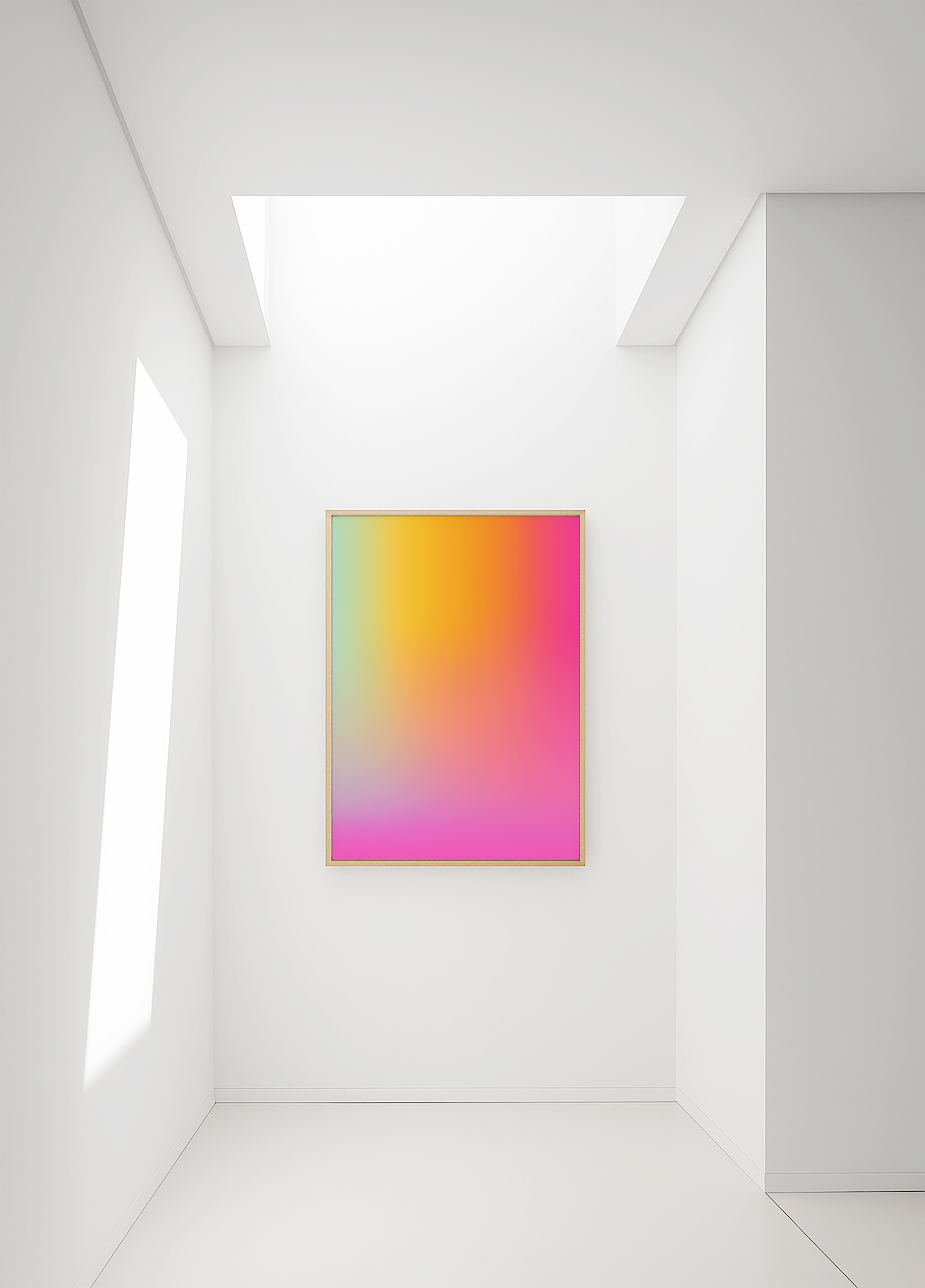 Sorbet Sunset Glow - Framed Canvas - And A Little More