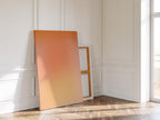 Peach Wall Art Print, Soft Orange Gradient, Minimal Abstract Decor